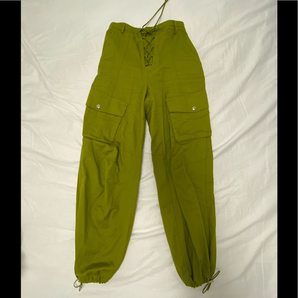 Olive green cargo pants - Picture 1 of 1